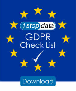 1 Stop Data GDPR Checklist